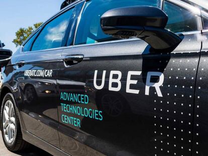 Modelo de coche sin conductor de Uber