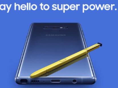 Tráiler del móvil Samsung Galaxy Note 9.