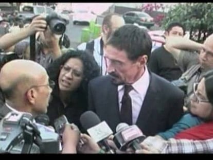 McAfee, detenido en Guatemala por entrar de manera ilegal en el país