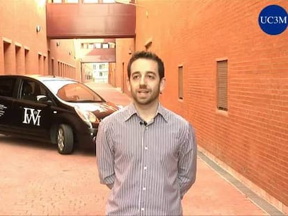 David Martí explica su nuevo sistema de localización.