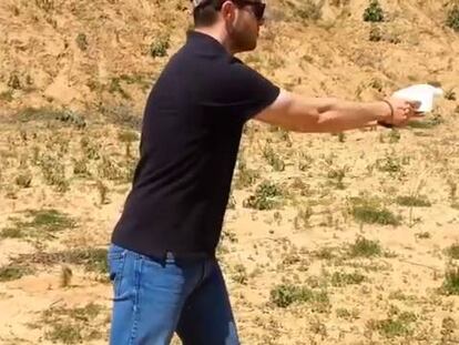 Cody Wilson dispara su Liberator.