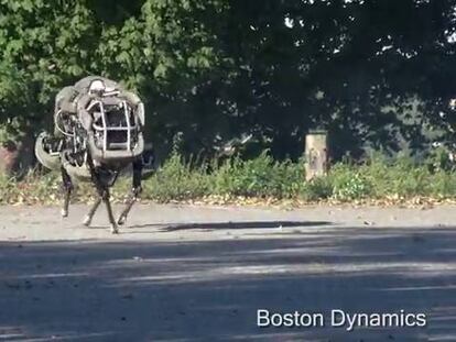 El robot BigDog, de Boston Dynamics.