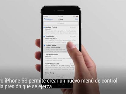 El nuevo iPhone 6S entra en la tercera dimensión