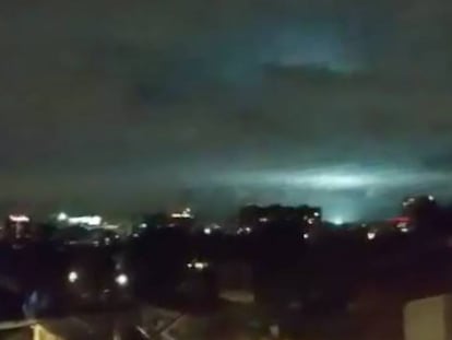 A explicação para as luzes no céu durante o terremoto