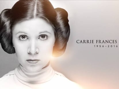 Un año sin Carrie Fisher, la primera heroína de una galaxia muy lejana