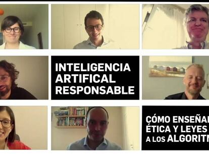 Desayuno virtual en el que se debatió sobre la inteligencia artificial responsable y la ética de los algoritmos.