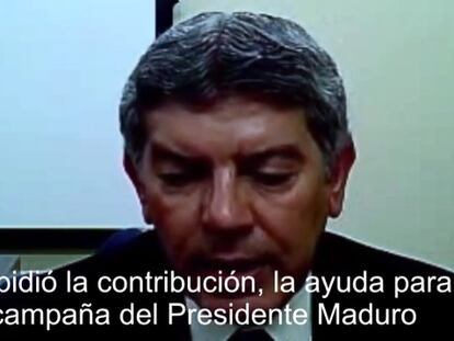El representante de Odebrecht en Venezuela afirma que entregó 35 millones de dólares a Maduro