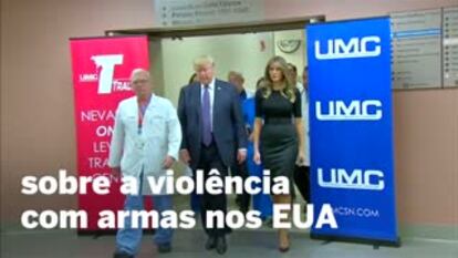 Trump em Las Vegas: “Hoje não vamos falar sobre a violência das armas”