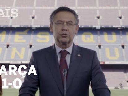 Bartomeu anuncia que el club se ha adherido a una comisión de mediación.