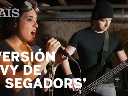 Una banda de EE UU arrasa con una version ‘heavy metal’ de ‘Els Segadors’