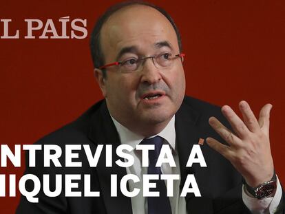 Iceta: “O soy yo presidente o lo es un independentista. No veo otra salida”