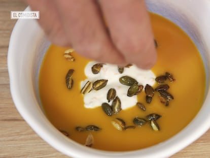 Calabaza, yogur y especias: poliamor en tu crema