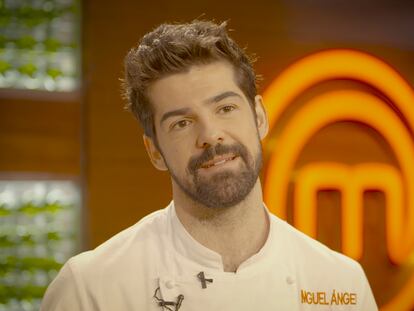 Miguel Ángel Muñoz, en el programa de 'MasterChef'.