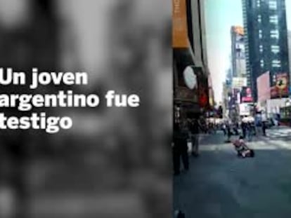 Dramático relato de un testigo argentino del atropello en Times Square