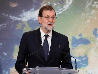 Mariano Rajoy inaugura la cumbre del Clima en el Ministerio de Agricultura.