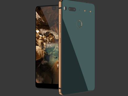 El 'smartphone' Essential Phone, presentado por Andy Rubin, creador del sistema Android.