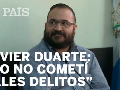 Javier Duarte acepta ser juzgado por delincuencia organizada y lavado de dinero