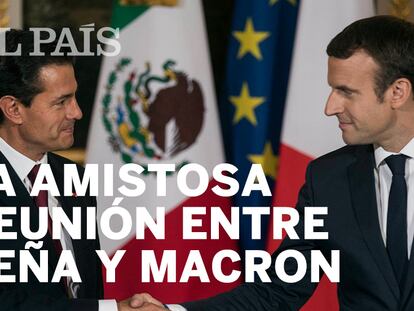 Macron y Peña Nieto hacen gala de su buena sintonía antes de la cita con Trump en el G20