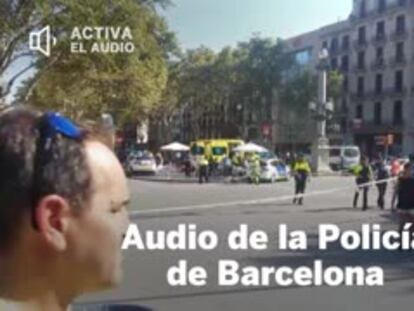 La policia de Barcelona: “L’autor és un individu d’un metre setanta”