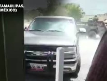 Un enfrentamiento entre soldados y sicarios en Tamaulipas, México.