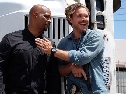 Damon Wayans y Clayne Crawford, en la serie 'Arma letal'.