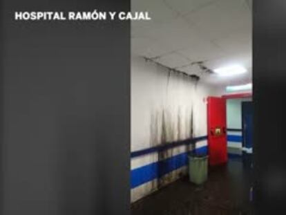 Los vídeos de las inundaciones en el hospital Ramón y Cajal