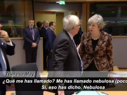 Encontronazo entre Junker y May.