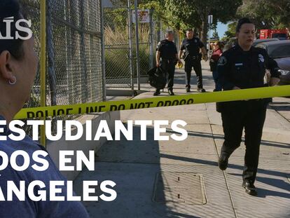 Dos estudiantes heridos por arma de fuego en un instituto de Los Ángeles