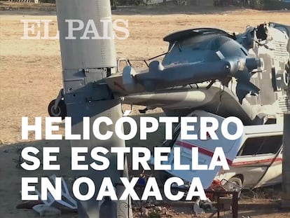 El desplome de un helicóptero militar en Oaxaca mata a 13 personas que se protegían del terremoto