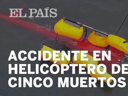 Cinco muertos al estrellarse un helicóptero turístico en las aguas de Manhattan