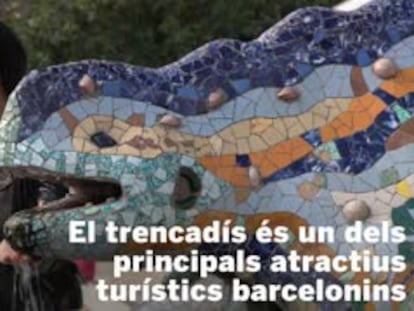 El trencadís del Park Güell perd la pell