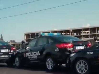 Seis patrullas “inteligentes” chocan en cadena en Argentina