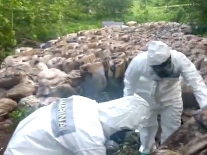 La Armada se incauta de 50 toneladas de metanfetaminas del cartel de Sinaloa