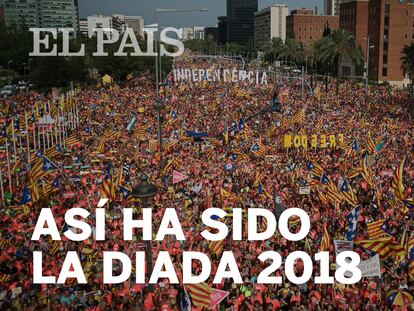 Así te hemos contado la Diada 2018 de Cataluña