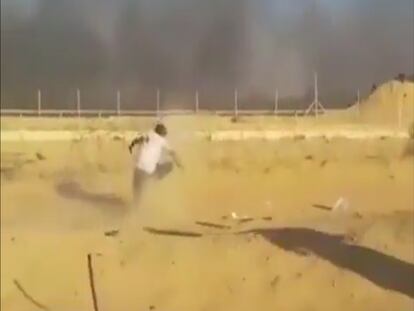 Un vídeo muestra a un palestino de 16 años abatido por disparos del Ejército israelí en Gaza