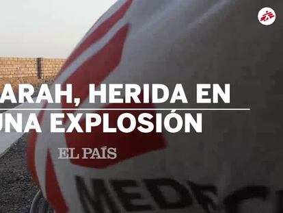 Así es la vida en un hospital de campaña en Yemen (2): Amarah, herida en una explosión