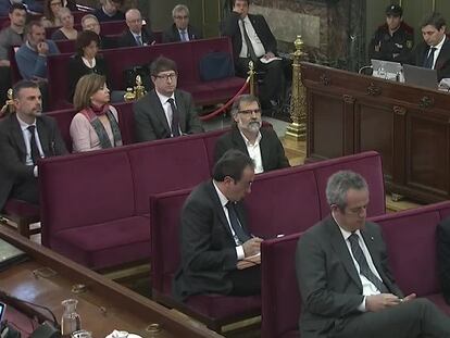 Un agente explica en el Tribunal Supremo cómo detectaron a dos personas que hacían tareas de vigilancia.