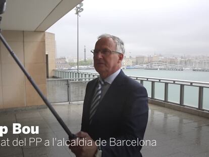 Entrevista al candidat del PP a l'alcaldia de Barcelona, Josep Bou.