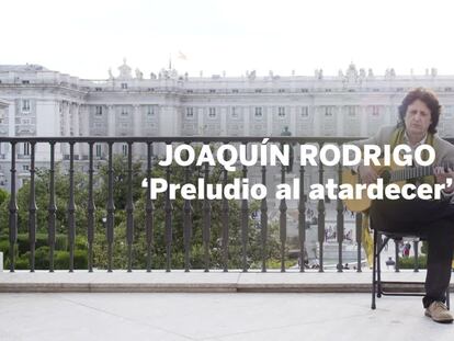 Juan Manuel Cañizares toca 'Preludio al atardecer', de Joaquín Rodrigo, en exclusiva para EL PAÍS.