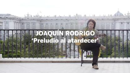 Juan Manuel Cañizares toca 'Preludio al atardecer', de Joaquín Rodrigo, en exclusiva para EL PAÍS.