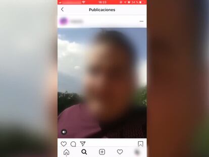 Vídeo de Instagram en el que se ve al hombre detenido disparando.