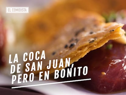 La coca de San Juan, pero en bonito