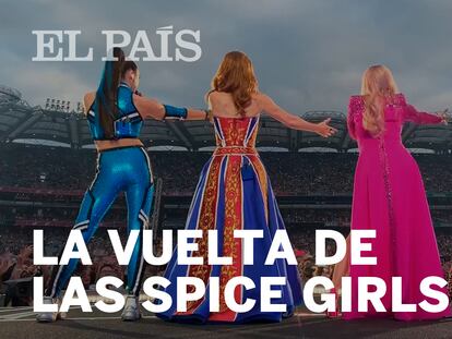 Las Spice Girls durante su concierto en Dublín el 24 de mayo. En vídeo, los mejores momentos de la gira.