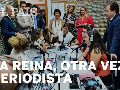 La reina Letizia vuelve a ser periodista por un día