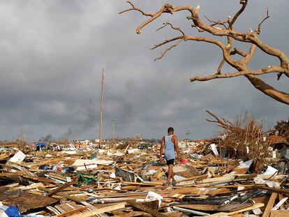 Daños causados por el huracán Dorian en la ciudad de Marsh Harbor, en la isla de Gran Ábaco.