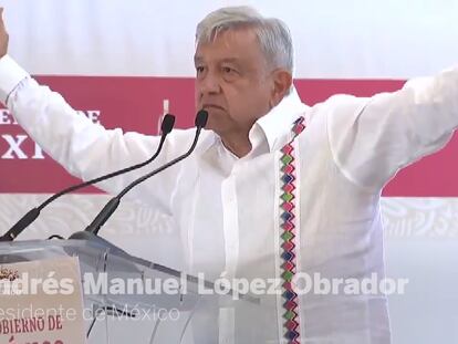 López Obrador entre gritos: “A la autoridad hay que respetarla”
