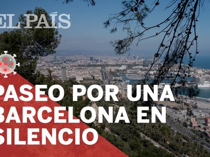 Un passeig pel silenci d’una Barcelona amb buidor i esperança