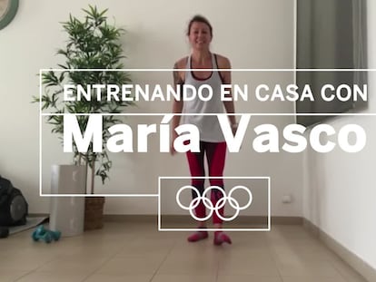 Entrénate en casa con María Vasco: segunda sesión