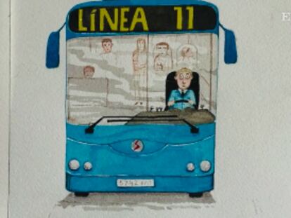 El conductor de la línea 11