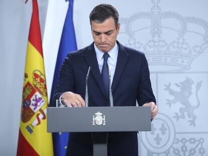 Vídeo | La declaración íntegra de Sánchez sobre el Tribunal Constitucional: “Acatamos la resolución”